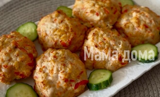 Куриные котлеты с болгарским перцем